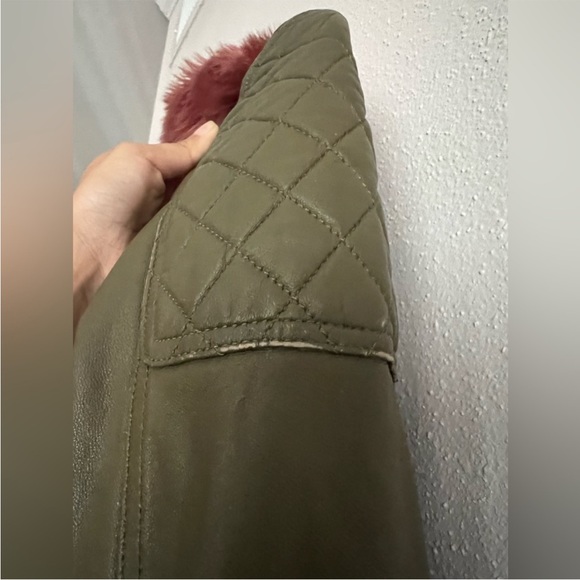 SAMANTHA SIPOS Faux Fur Moto Leather Jacket - Picture 11 of 17